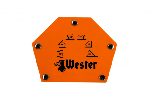 Уголок магнитный для сварки WESTER WMCT50 829-006, углы 30°, 45°, 60°, 75°, 90°, 135°, 23кг фото 2