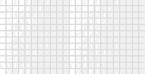 Панель ПВХ Мозаика Белая Art 955×480 мм