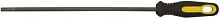 Напильник для заточки цепей бензопил круглый, с прорезиненной ручкой 200х4.8 мм