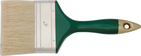 Кисть флейцевая "Гранд", натуральная светлая щетина, пластиковая ручка 1" (25 мм) фото 2