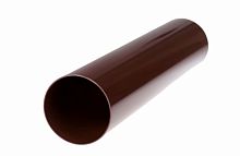 Труба водосточная 80 MUROL коричневая 3м