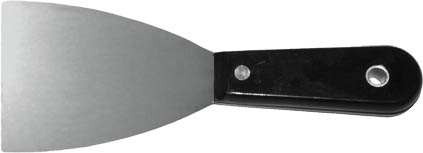 Шпатель, стальное лезвие, пластиковая ручка 63 мм