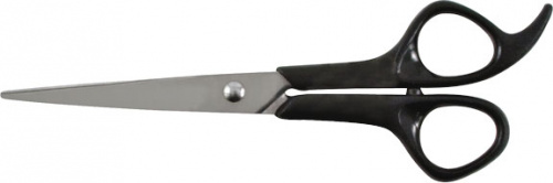 Ножницы бытовые нержавеющие, пластиковые ручки, толщина лезвия 1,3 мм, 155 мм фото 2