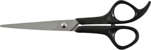 Ножницы бытовые нержавеющие, пластиковые ручки, толщина лезвия 1,3 мм, 155 мм фото 3